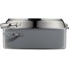 Жаровня WMF Fusiontec минеральная с крышкой из нержавеющей стали 38×27 см 8,4 л платина (3201111939)