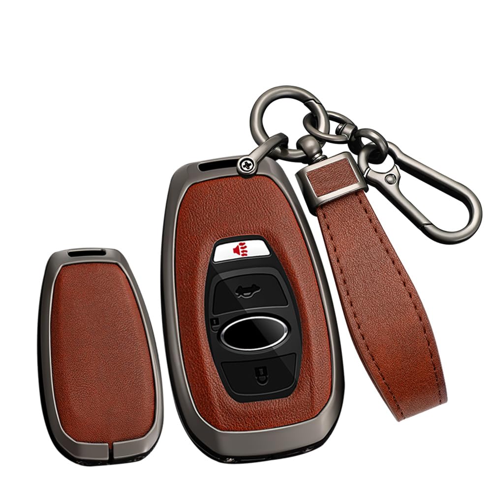 [TECART] Subaru Key Case, Key Holder, Key Bag, Key Ring, Key Cover, Keychain, Remote