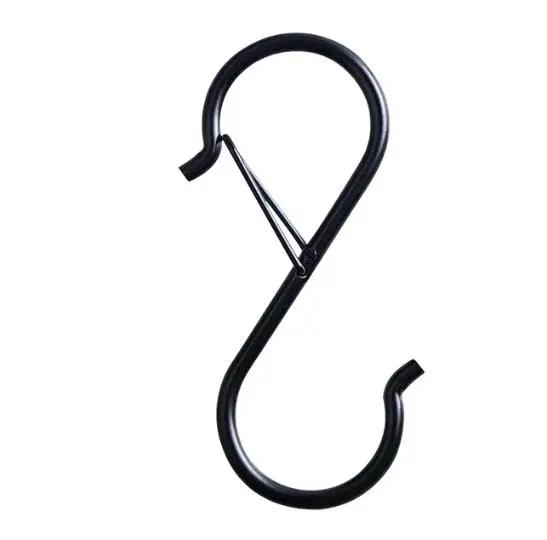 10 /100pcs Metal Hanging Hooks S Shaped Hanger Hook Hanging Heavy Duty Hooks Clasp For Kitchen Pot Shelf Home Bathroom Storage