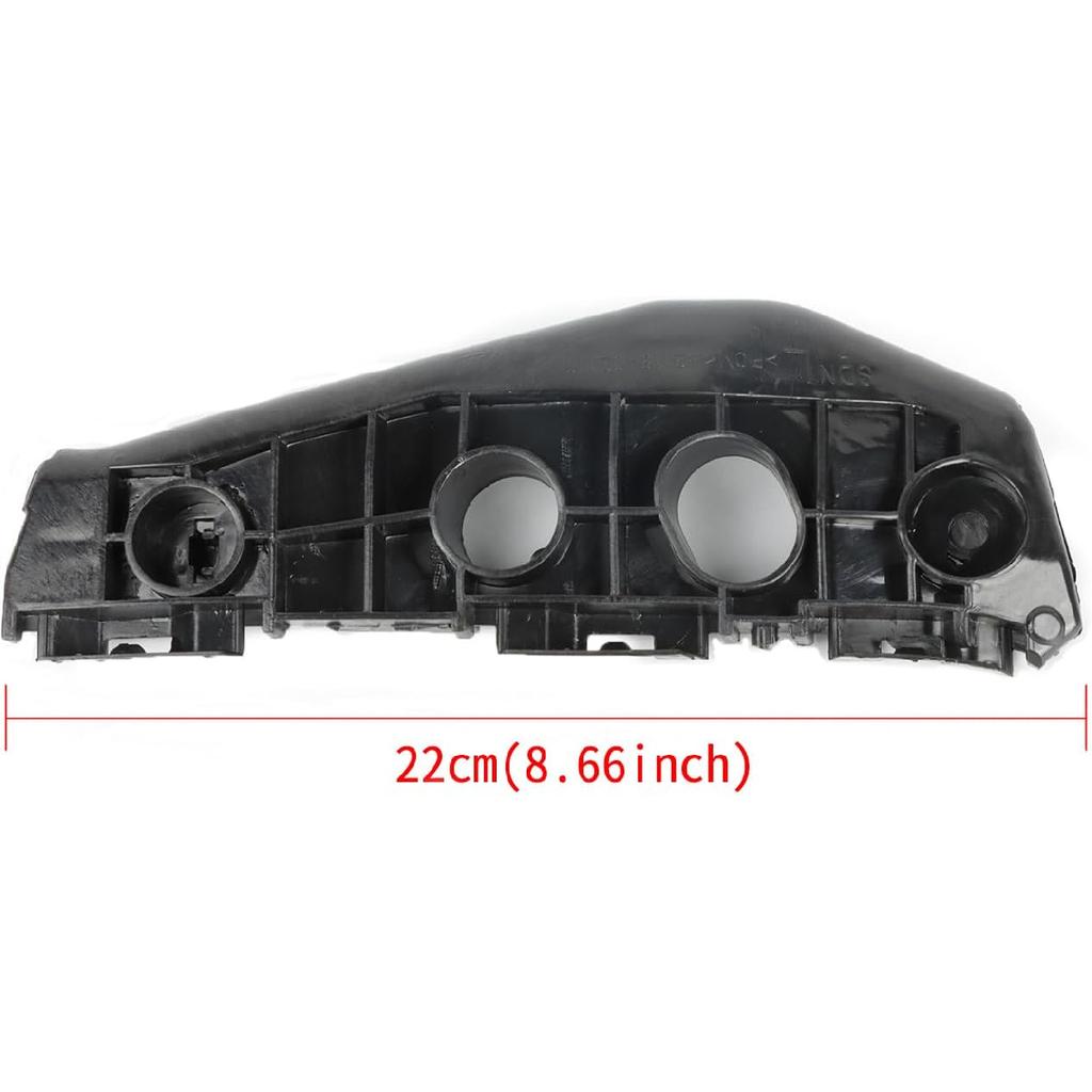 Front Bumper Bracket Set for Toyota Corolla 2009-2010 Left Driver and Right Passenger Side 52116-12390, 52115-12430, 52116-02110, 5211502130,