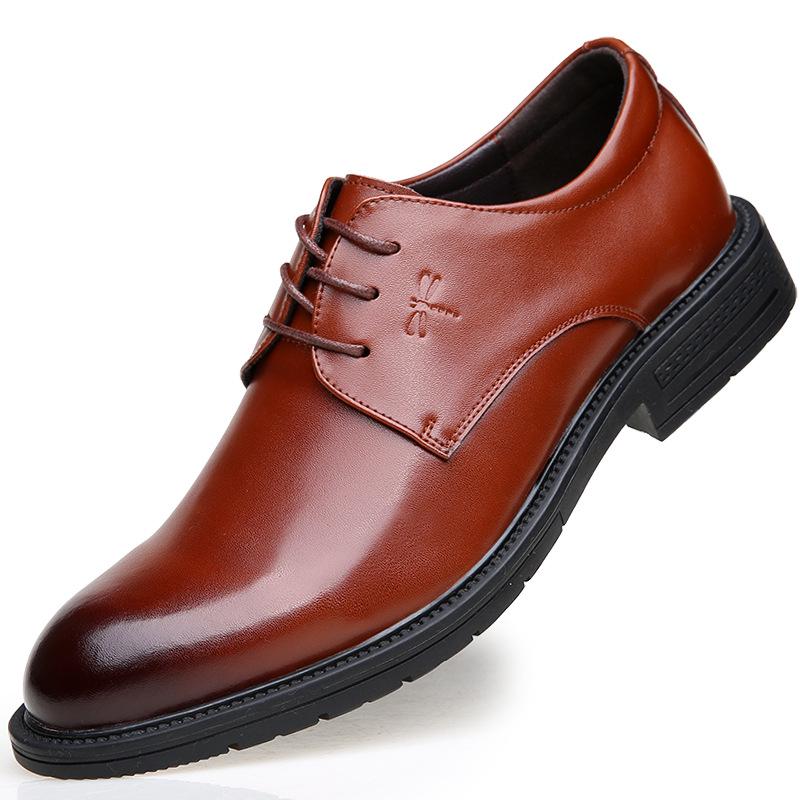 

Осень новая мужская кожаная обувь натуральная кожа британская классическая мужская обувь корейская версия деловая офисная повседневная обувь 45