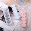 INS 3D Pětičlenný Love Pillar Silikonová forma Kreativní čokoláda na pečení Korejská forma na aromaterapii