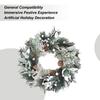 Christmas Door Wreath Holiday Decor Christmas Winter Wreath With Pine Cones For Kitchen Window Porch Centerpiece Party Indoor