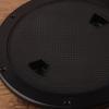 4/6/8In Abs Plastic White Black Round Deck Inspection Plate Hatch Cover Deck Plate Non Slip Detachable For Marine Rv Yacht Boat