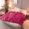 Modern Solid Color Throw Blanket Comfy and Cozy Lightweight Super Soft Blanket for Home Couch Sofa Bed Bedspread Travel Camping