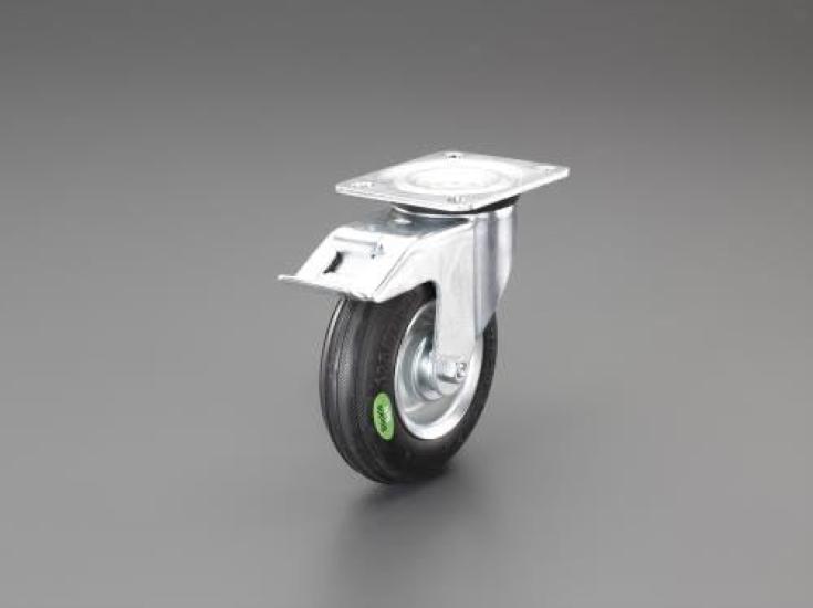 ESCO 160mm Caster Caster with EA986GA-22 (Swivel Brake/Soft Rubber)