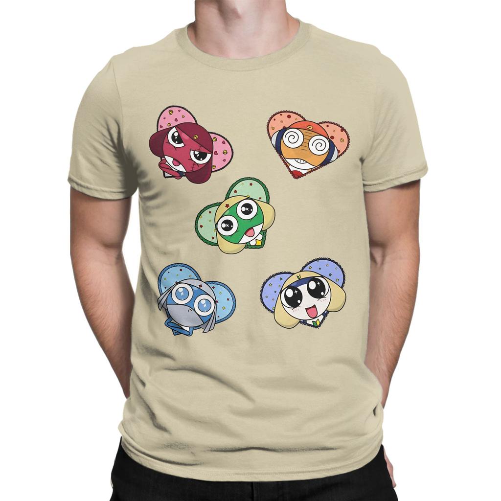 Space Sgt Frog Keroro Giroro in Love Men Women T Shirts Tee Shirt Short Sleeve TShirt Pure Cotton Graphic Printed Clothing