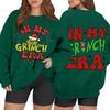 Women's Casual Fashion Long Sleeve Christmas Printed Round Neck Sweatshirt Top
