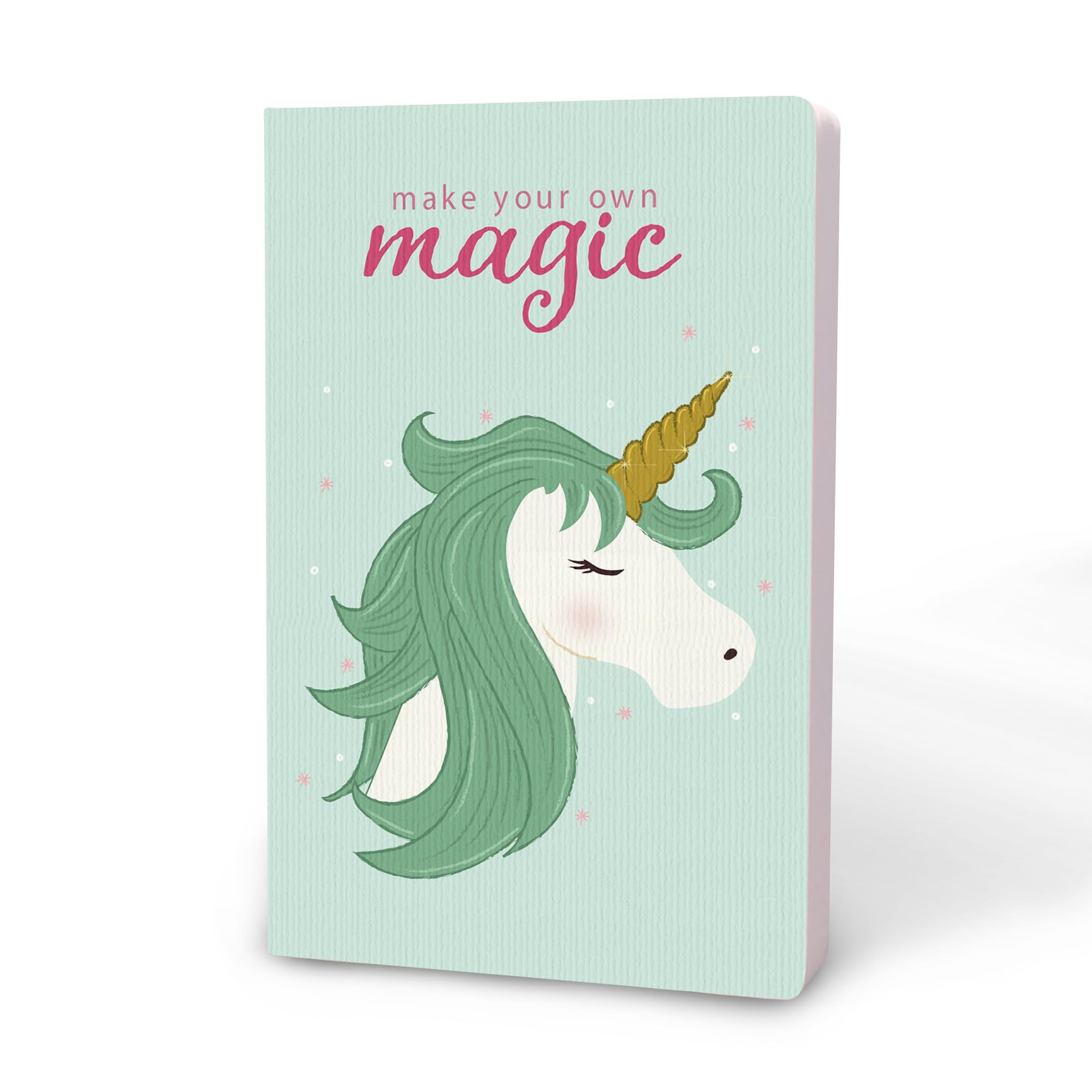 Factor Notes 90 Gsm A5 Notebook: Plain | 160 Pages (Teal Unicorn) a5