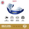 Ochraniacz na zęby OPRO Mouthguard Gold Ustnik do boksu i sportów walki Doskonałe dopasowanie dzięki unikalnemu systemowi dopasowania opracowanemu przez Dental Lab Official