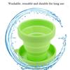 Silicone Telescopic Drinking Collapsible Folding Cup Travel Camping Outdoor