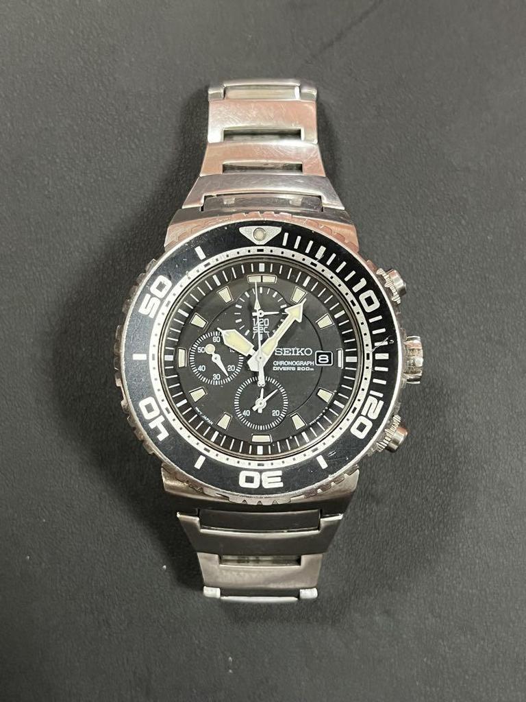 [USED] Rare Seiko Caesar Chronograph Watch, Chronodiver