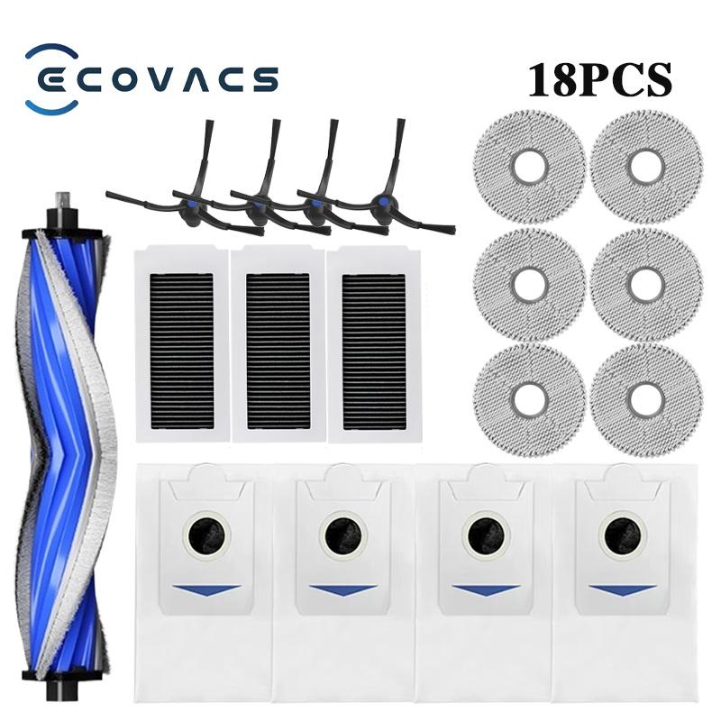 Ecovacs X5 OMNI / X5 PRO OMNI Robot Vaccum Replacement Parts Dust Bag Main Side Brush Filter Mop Accessories