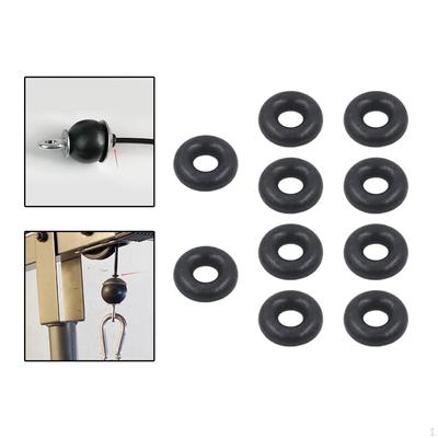 10x Gummi O-Ringe Dichtung für Seilzugsystem Fitnessgeräte Drahtseilbefestigungen Armaturen