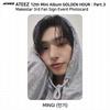 ATEEZ Al 12-lea Mini Album Golden Hour Partea 3 Evenimentul MakeStar de Semnare pentru Fani Al 3-lea Fotocard