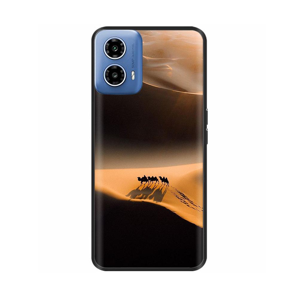 For Moto G34 5G Case Cover For Motorola Moto G34 Case motoG34 Soft Liquid Silicone Cartoon Phone Shell Protection Back Covers