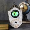 Animated Eyeball Halloween Horror Doorbell with Spooky Sounds LED Hanging Doorbell Trick Or Treat Prop for Halloween Decorations
