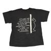 Vintage Buch Shirt XL Karl Kraus 90er Single Stitch Österreichische Literatur Zitat Kunst Unisex T-Shirt