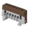 PRO PE Insulated Terminal Block, 7 Wires, Green