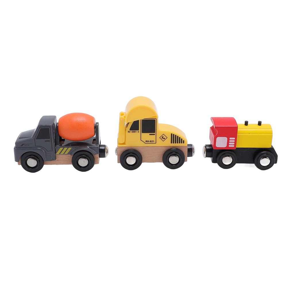 Wooden Train Toy Improve Hand Eye Coordination Educational Easy To Assemble Children Toy Train for K