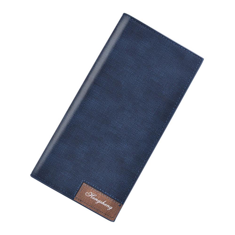 Large Capacity Business Clutch Bag Elegant ID Card Holder Fashion Male Long Zipper Wallet Gift