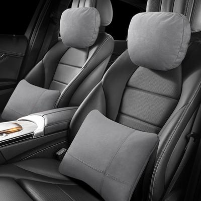 Car Headrest Soft Car Seat Support Waist Pillow Adjustable Auto Seat Cover Head Neck Rest Cushion Neck Lumbar Cushion Pillow