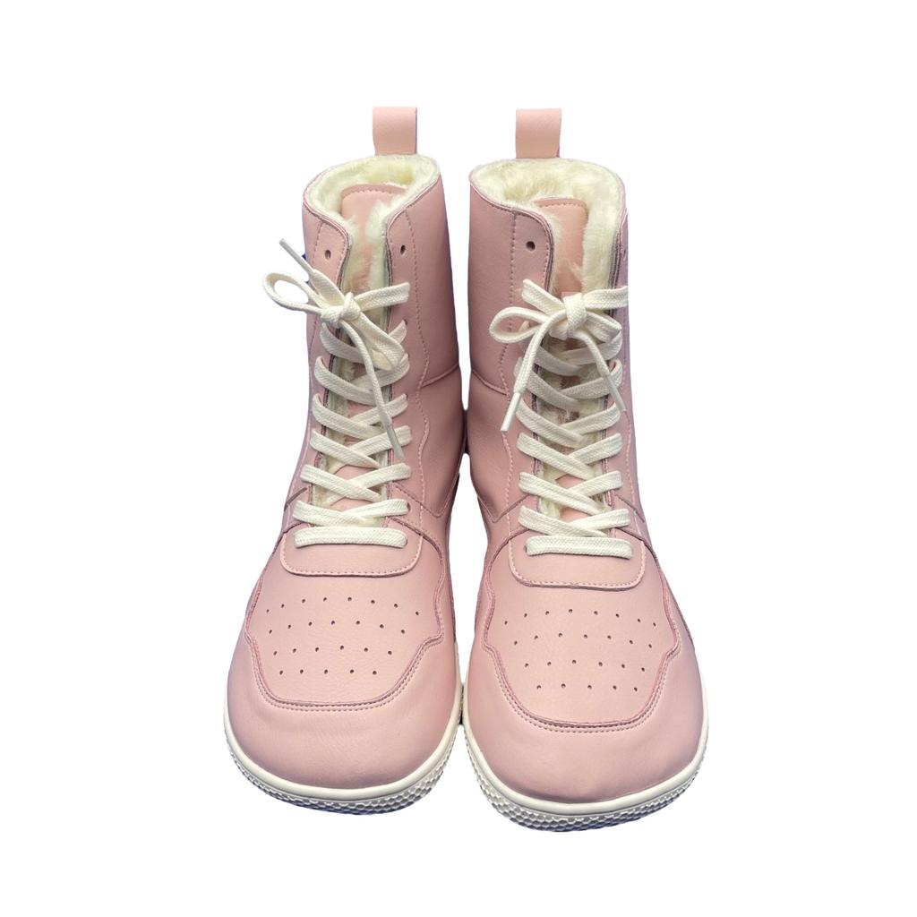 Bosé boty z pravé kůže Zimní polokozačky Podšívka z pravé přírodní kožešiny Teplé Pánské Dámské Hřejivé Lehké