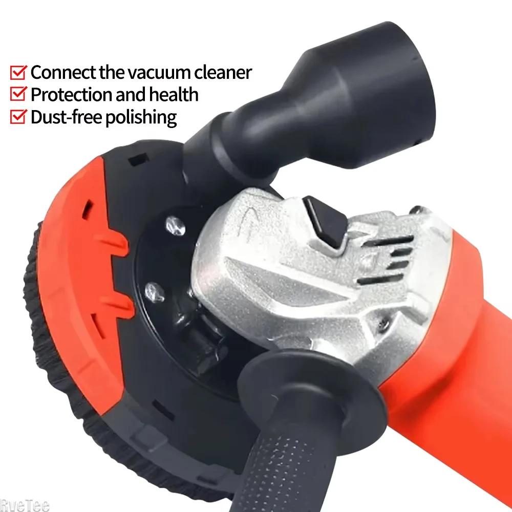 Winkelschleifer Staubschutzhaube Winkelschleifer Oberflächenschleifen Schneiden Staubschutzhaube Beton Stein Staubabsaugabdeckung