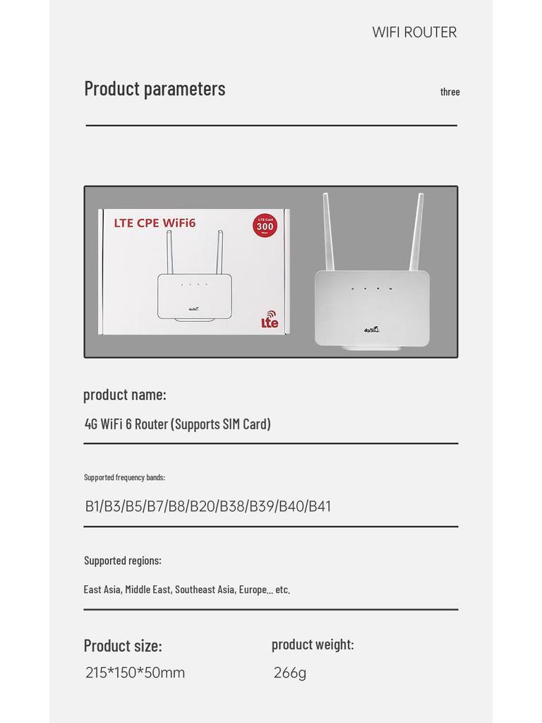 Temu 4G Portable WiFi Router: Hot-Selling, Card-Insertable, Mobile Home Broadband Solution