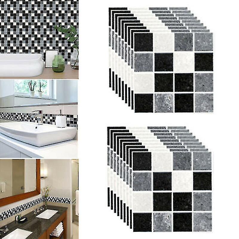 

18шт мозаика стены плитка наклейки наклейки ванная комната обои художественный декор