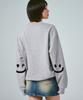 GRAVER [Unisex] Elbow Smile Drawing Sweatshirt_5 Colors