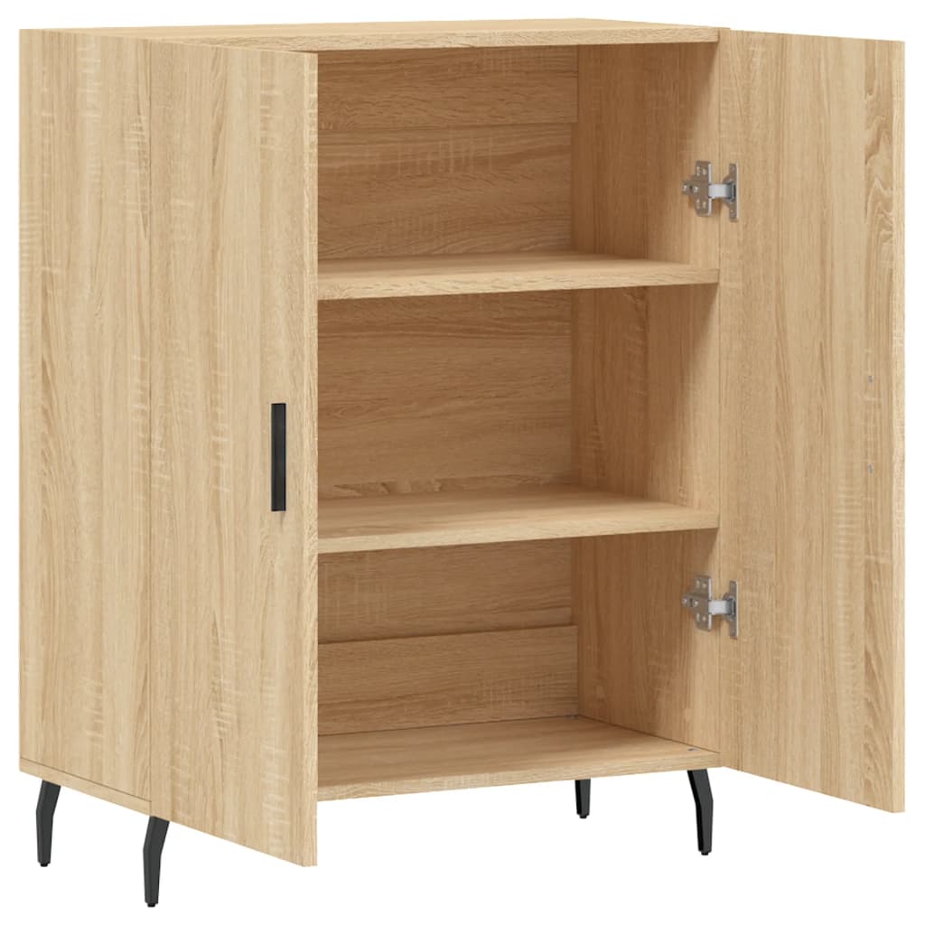 Vidaxl Cabinet, Sonoma Oak, 69.5X34X90 Cm, Wood-Based Material