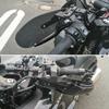 TooHR Universal Acrylic Knuckle Guards Handguards - Stone Guard, Windscreen, Sunshade, DIY Modification, Simple Design, Motorcycle, Black