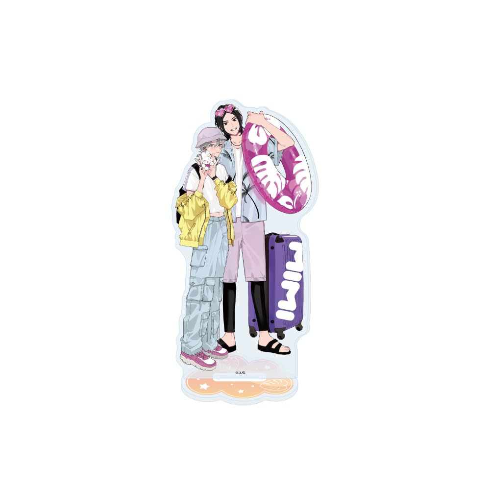 

Yumi Imai 01 Summer BL Fair Acrylic Stand Working Couple s Vacation [Original Illustration]