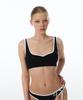 VINAJ Ribbon Line Mini Short Bikini Panties (Black)