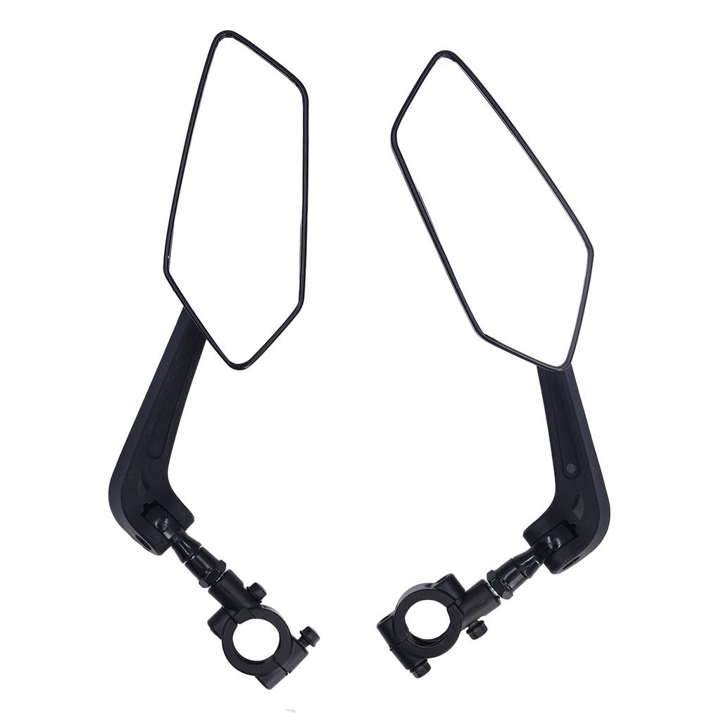 1 Pair Bike Rearview Mirrors 360 Degree Rotation Cycling Handlebar Mirror Replacement for Electric