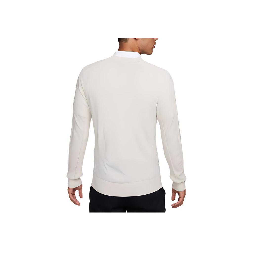 Nike Tour Comfortable Soft Solid Color Long Sleeve Knit Top Men tops Light-Bone FQ8833-072