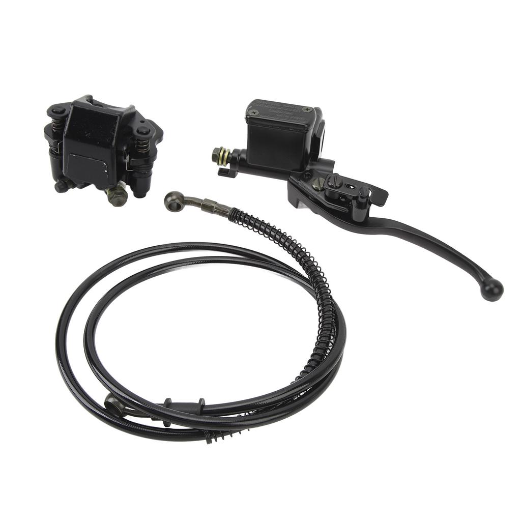 Hydraulic Brake Master Cylinder Caliper Hydraulic Disc Brake Kit for 50cc 70cc 90cc 110cc 125cc 150cc ATV Quad Pit Pro