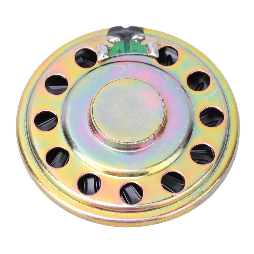 10pcs 50x7.6mm 8 Ohm 0.5W Round Speaker Horn Audio Loudspeaker Repair Parts