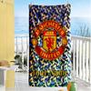 Manchester Personalized Text Beach Towel Super Soft Microfiber Quickdry Fabric Portable for SwimmingBeachCamping Travel Beach AccessoriesGym