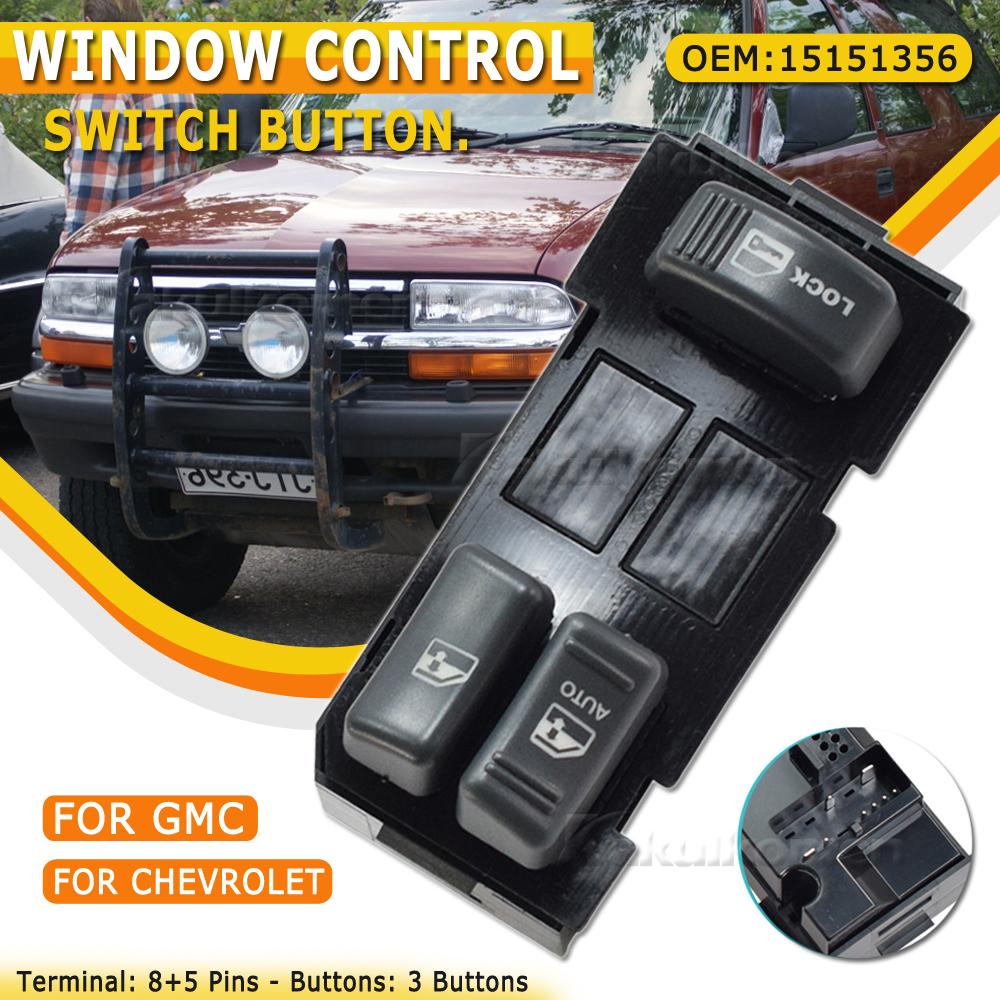 15151356 15151362 Car Electric Power Master Window Switch Button For Chevrolet Blazer Suburban S10 Tahoe For GMC Jimmy C1500
