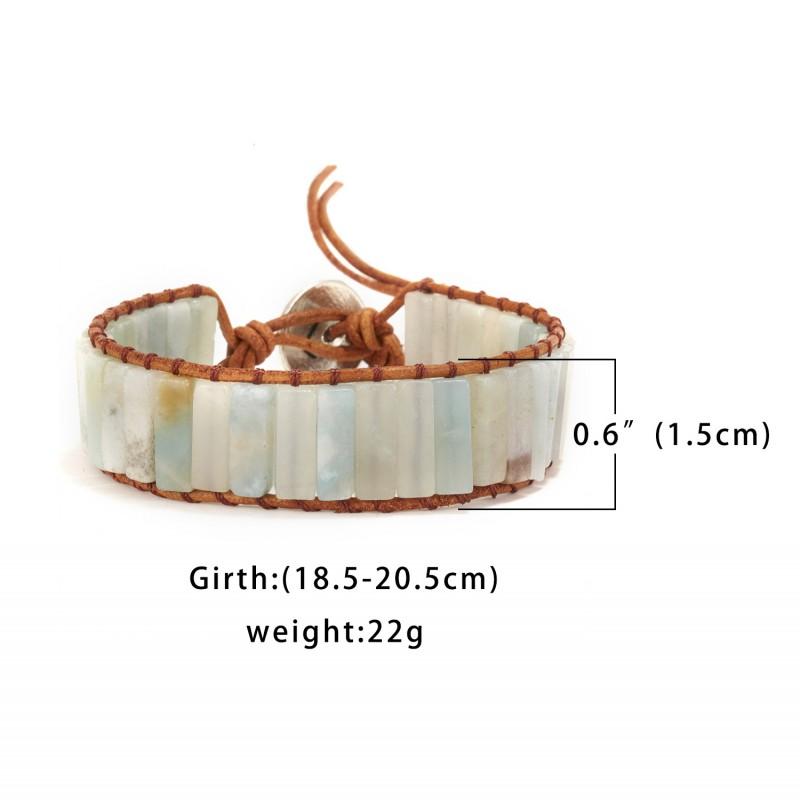 Adjustable Knot Handmade Beaded Bracelet Women Men Alloy Geometric Ethnic Style Stackable Jewelry