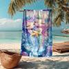 Custom Name Ultra-Soft Beach Towel with Mermaid Theme,Ideal for Pool - Camping, Diving - Perfect Travel Essential, Vibrant Beach Towel.