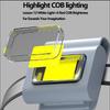LED Safety Lights Run Light Outdoor Backpack Camping Silicone Clip Mode Walking Lamp for Night Portable Magnetic Emergency Light 5