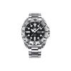Automatic Mechanical Movement Stainless Steel Strap Watch Men's Watches Black Dial SRP599J1