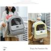 Large Capacity Breathable Mesh Portable Foldable Pet Carrier Backpack for Dog and Cat Outdoor Travel Camping Hiking Supplies