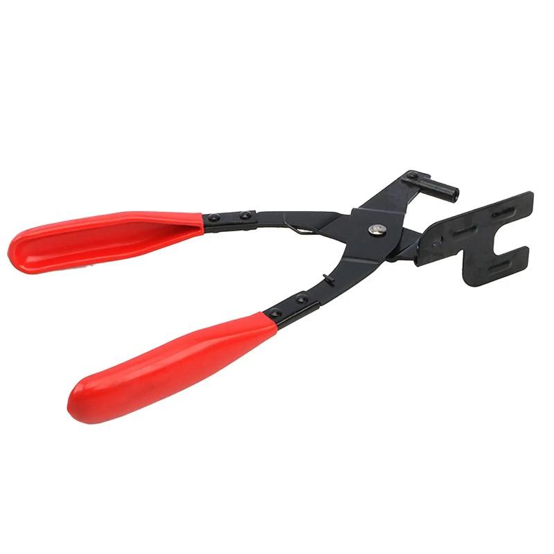 Car Exhaust Hanger Removal Pliers Red Hand Tools Muffler Hanger Removal Tool Exhaust Grommet Pulling Pliers Anti Slip Handle