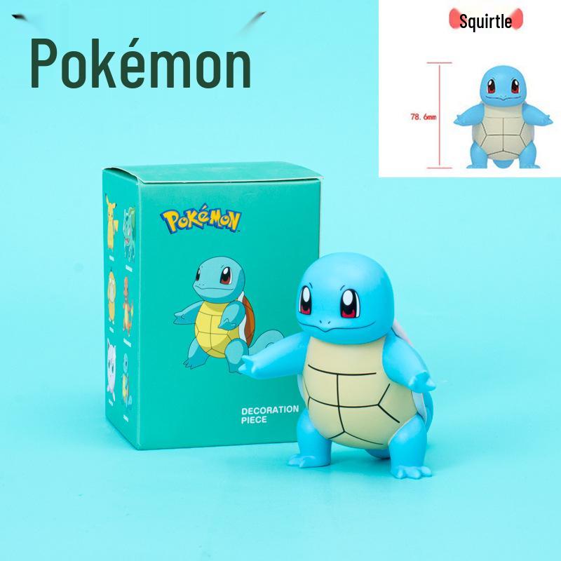 Authentic Pokémon Sleepy Style Blind Box: Pikachu, Psyduck, Charmander, Squirtle Ornaments.