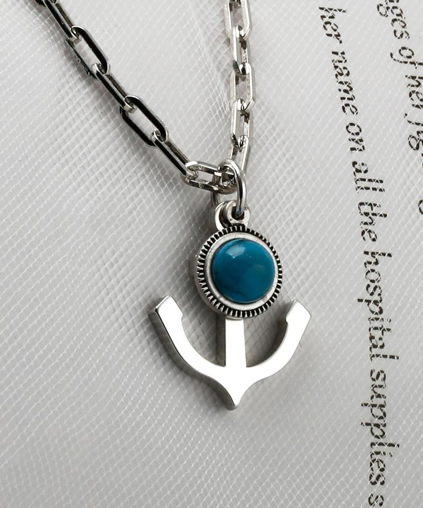 Shoveoff Svn-2003 Simple Turquoise Men'S Necklace For Daily Points