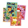 8/16/48Sheets Cartoon Dogs Chase Skye Puzzle Stickers Funny Make-a-Face Decals Assemble Jigsaw Children Christmas Gift Toy